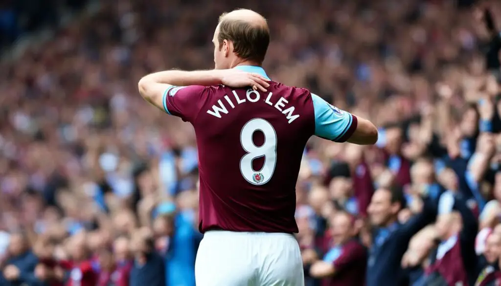 Aston Villa supporter Prince William